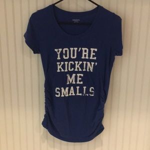 Maternity “You’re Kickin’ Me Smalls” Tee